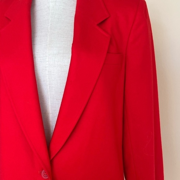 Vintage Pendleton 100% Wool Red Blazer - Picture 3 of 8